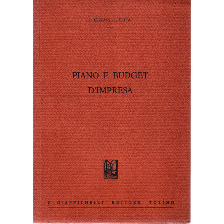Piano e budget d'impresa