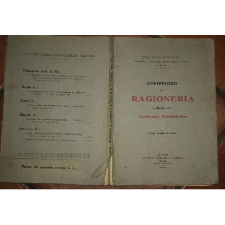 Compendio di Ragioneria applicata alle Aziende Pubbliche