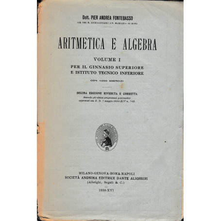 Aritmetica e Algebra