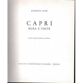 Capri. Mura e volte