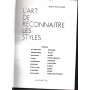 L'art de reconnaitre les styles