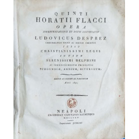 Quinti Horatii Flacci Opera. Tomo I