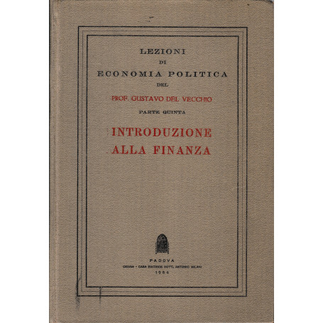 Lezioni di Economia Politica
