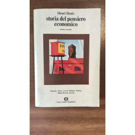 STORIA DEL PENSIERO ECONOMICO
