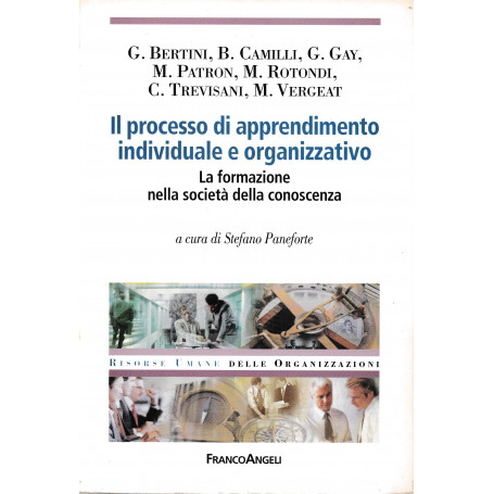 Il processo di apprendimento individuale e organizzativo. La formazione nella società  della conoscenza