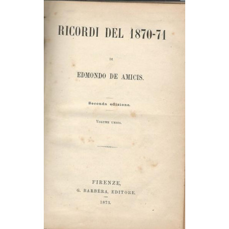 RICORDI DEL 1870-71