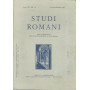 STUDI ROMANI. Anno I.XI NN. 1-4 Gennaio-Dicembre 2013