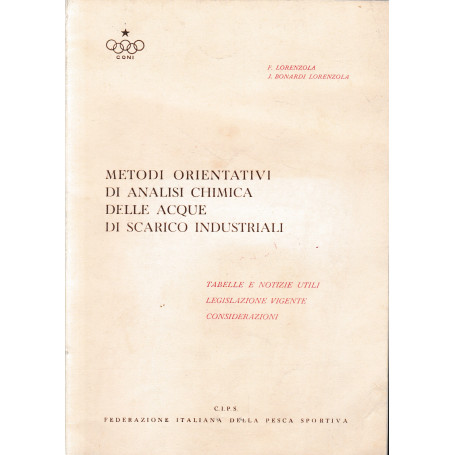 Metodi orientativi di analisi chimica delle acque di scarico industriali