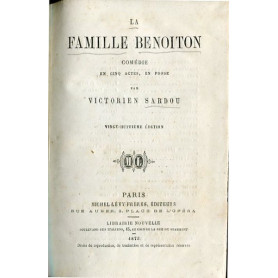 La famille Benoiton - Comédie en cinque actes