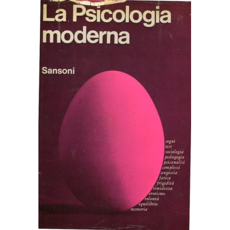 La Psicologia moderna