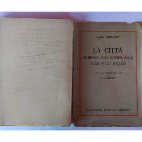 La citta' considerata come principio ideale delle istorie italiane