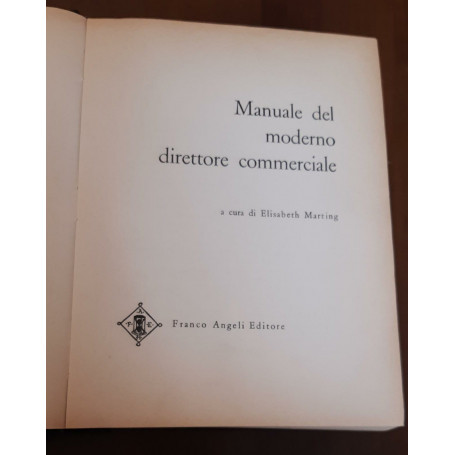Manuale del moderno direttore commerciale