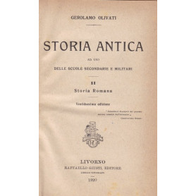 Storia antica. II. Storia romana.