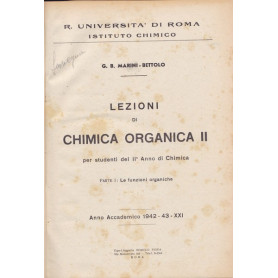 Lezioni di chimica organica II. Parte I: Le funzioni organiche.