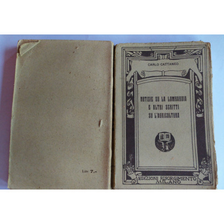 Notizie su la Lombardia e altri scritti su l'agricoltura