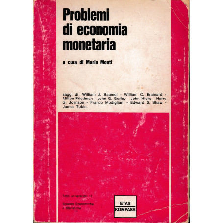 Problemi di economia monetaria