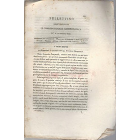 BULLETTINO DELL'INSTITUTO DI CORRISPONDENZA ARCHEOLOGICA 1841