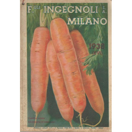 F.LLI INGEGNOLI MILANO CATALOGO-GUIDA 1938