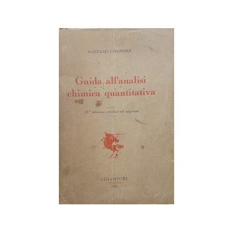 Guida all'analisi chimica quantitativa