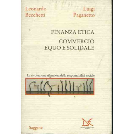 Finanza etica. Commercio equo solidale