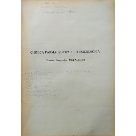 Chimica farmaceutica e tossicologica. Chimica inorganica: metalloidi