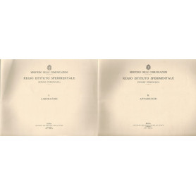 REGIO ISTITUTO SPERIMENTALE SEZIONE FERROVIARIA Vol. I - II