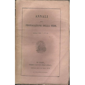 ANNALI DELLA PROPAGAZIONE DELLA FEDE 1845