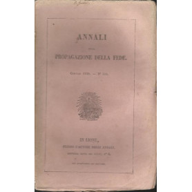 ANNALI DELLA PROPAGAZIONE DELLA FEDE 1848