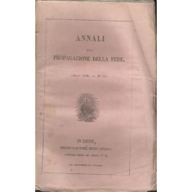 ANNALI DELLA PROPAGAZIONE DELLA FEDE 1849