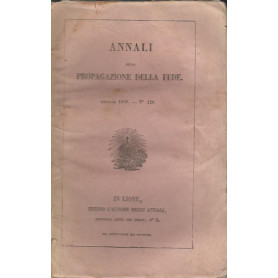 ANNALI DELLA PROPAGAZIONE DELLA FEDE 1850