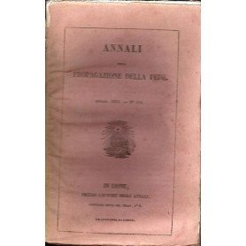ANNALI DELLA PROPAGAZIONE DELLA FEDE 1851