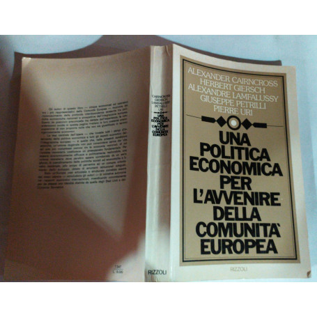 Una politica economica per l'avvenire della comunita' europea