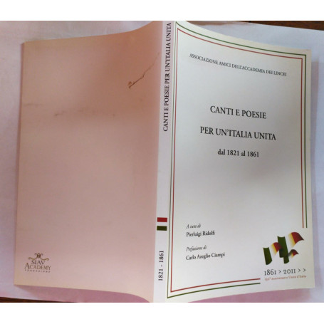 Canti e poesie per un'Italia unita dal 1821 al 1861